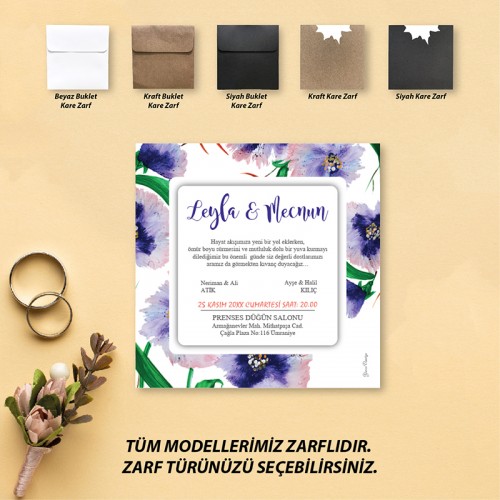 Beren Kare Davetiye 1736 - Yaren Davetiye